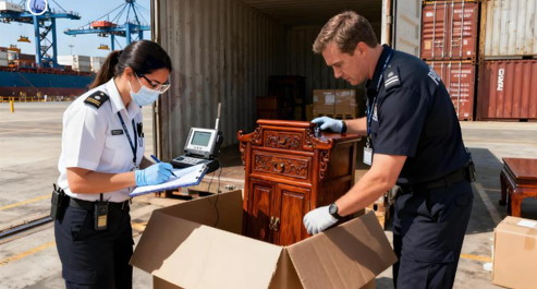 木材家具海南报关